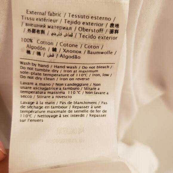 EUC RARE! Men's Valentino Super H Tee, White with Superman Style logo. Size XL - Picture 7 of 10